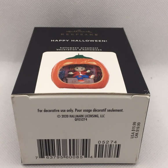2020 Hallmark Keepsake Happy Halloween Ornament Monster Inside Pumpkin 8… - Picture 5 of 9